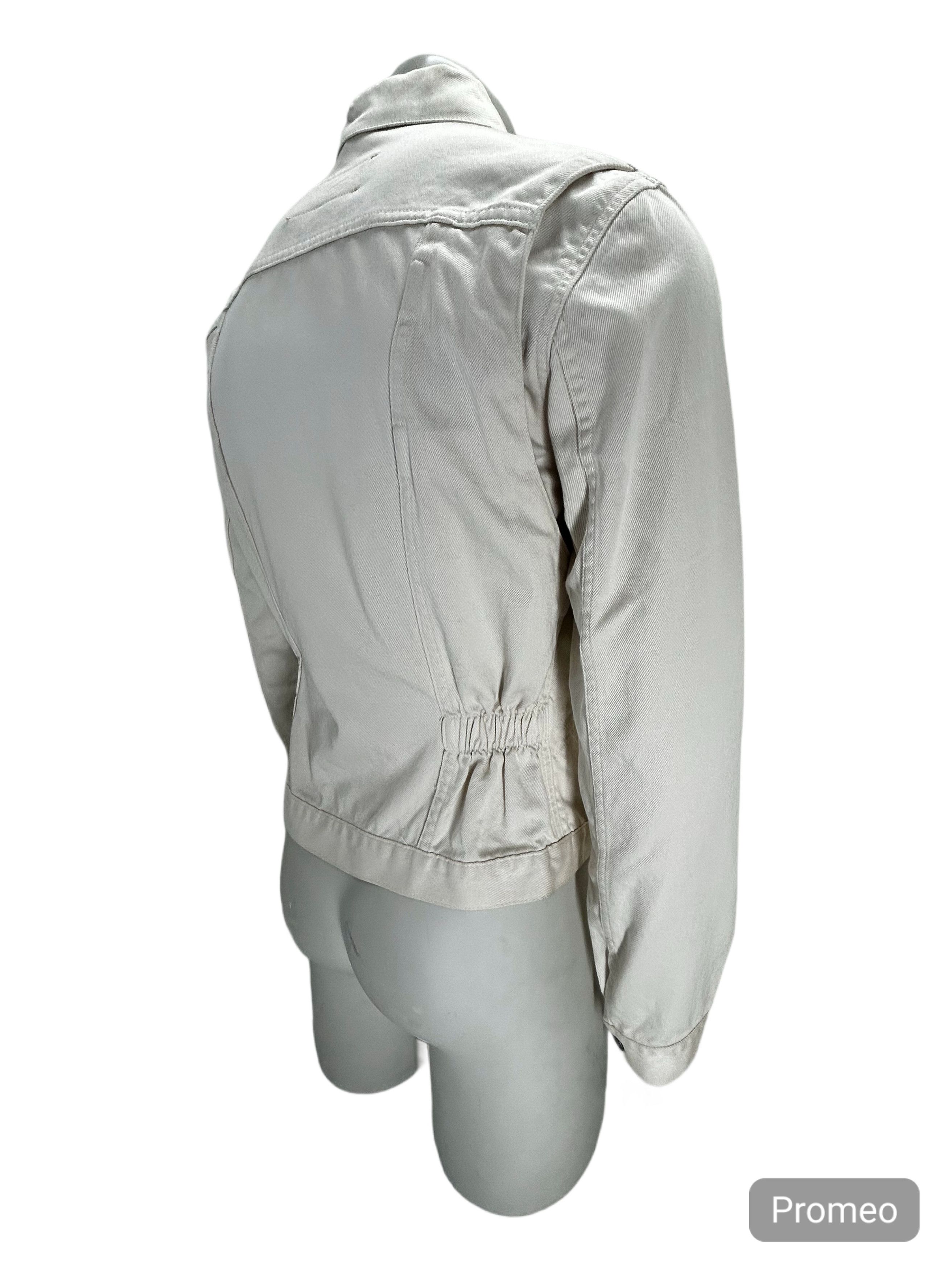 Gucci Gucci Zip Through Denim Jacket With Elastic Darts At Waist Size US L / EU 52-54 / 3 - 4 Thumbnail