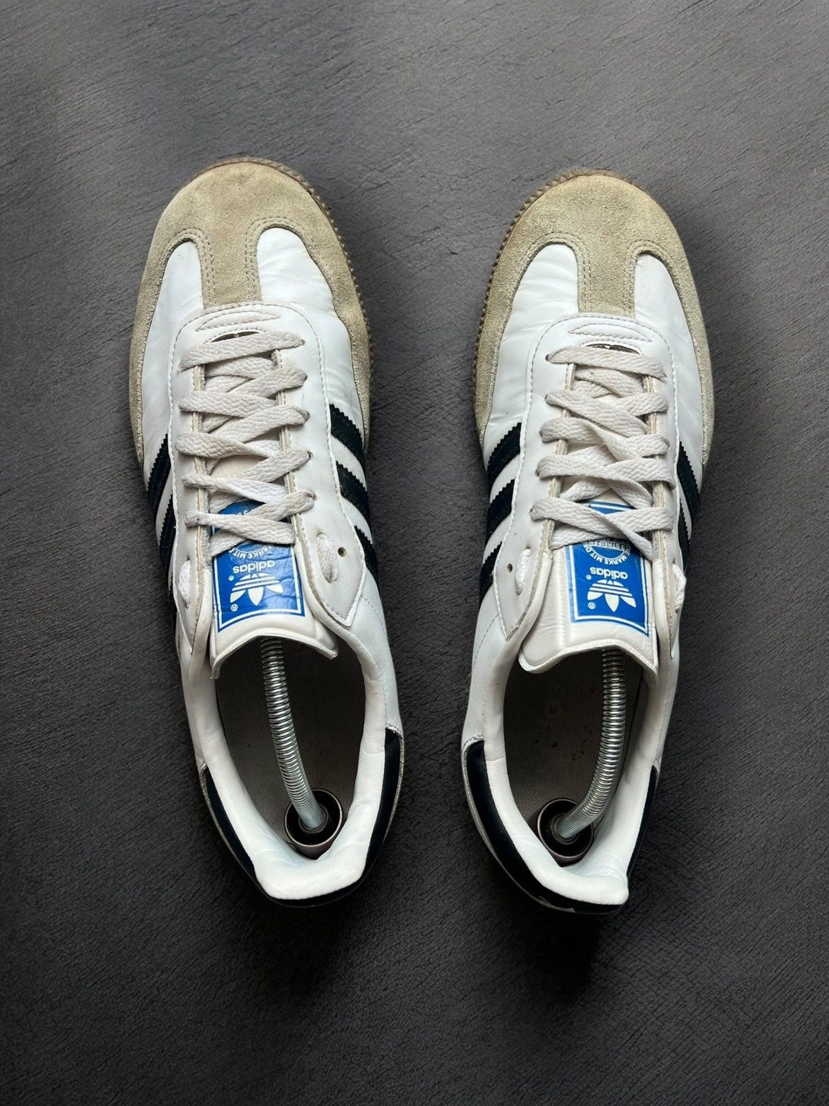 Adidas Adidas Samba OG White Sneakers BW Sport Size US 10 / EU 43 - 4 Thumbnail