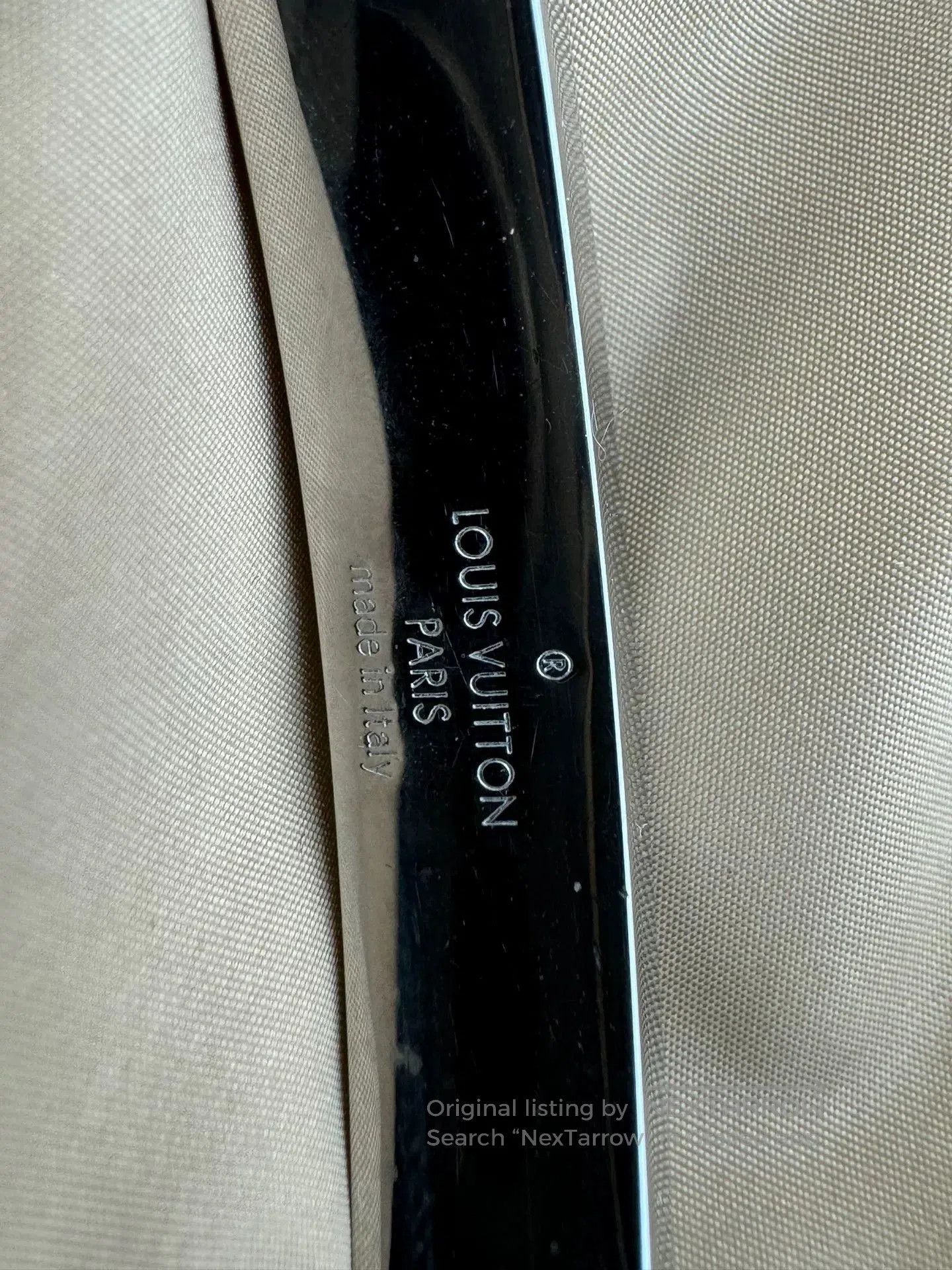 Louis Vuitton LV Space Black Silver Adjustable Bracelet. Size ONE SIZE - 7 Thumbnail
