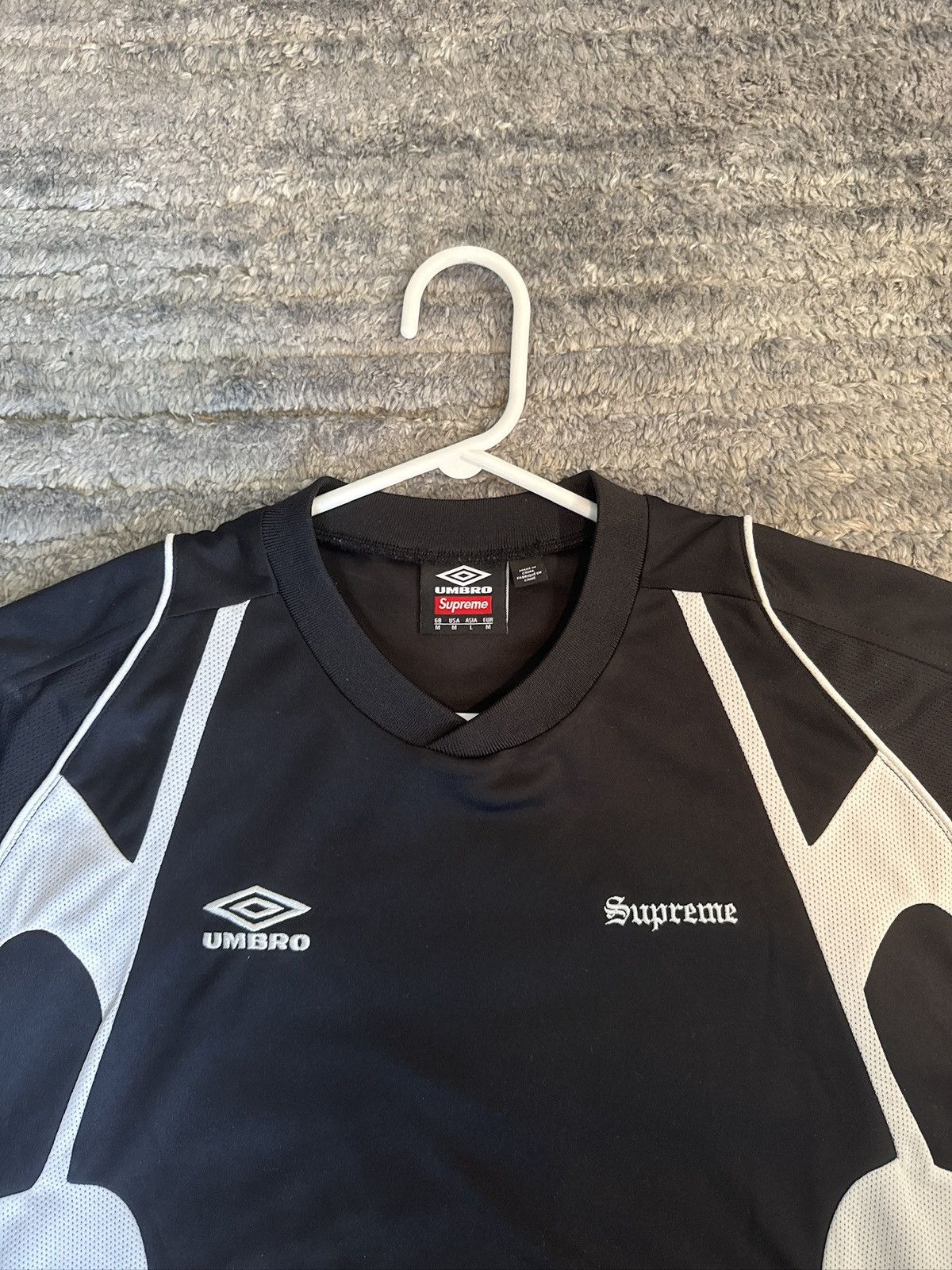 Supreme × Umbro Supreme x Umbro side panel football jersey | Grailed