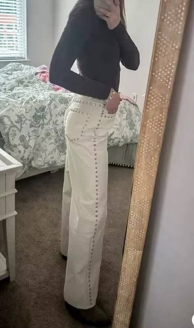 Japanese Brand × Vintage women's street pants with rivets Size 26" / US 2 / IT 38 - 8 Thumbnail