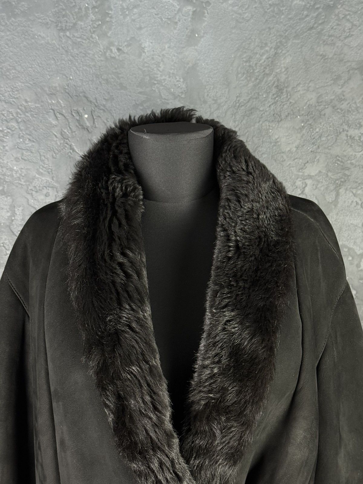 Max Mara Max Mara Shearling Sheepskin Coat Black Fur Made in Italy Size L / US 10 / IT 46 - 9 Thumbnail