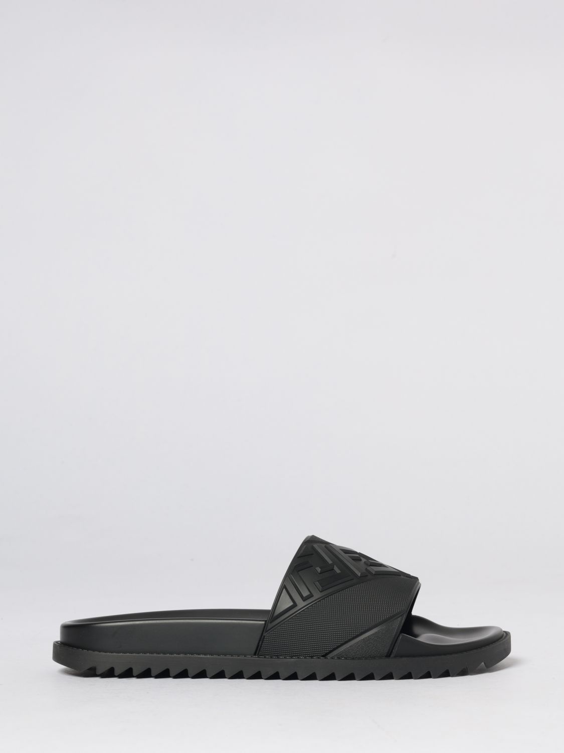 Fendi Fendi Sandals Men Black Size US 10 / EU 43 - 1 Thumbnail