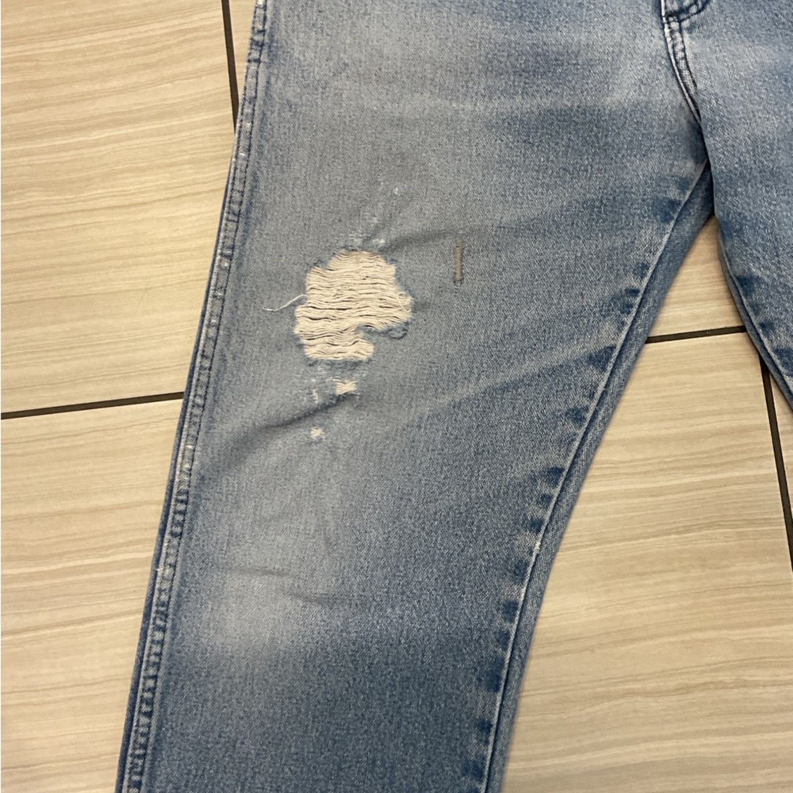 Wrangler Wrangler Distressed Jeans Size US 34 / EU 50 - 6 Thumbnail