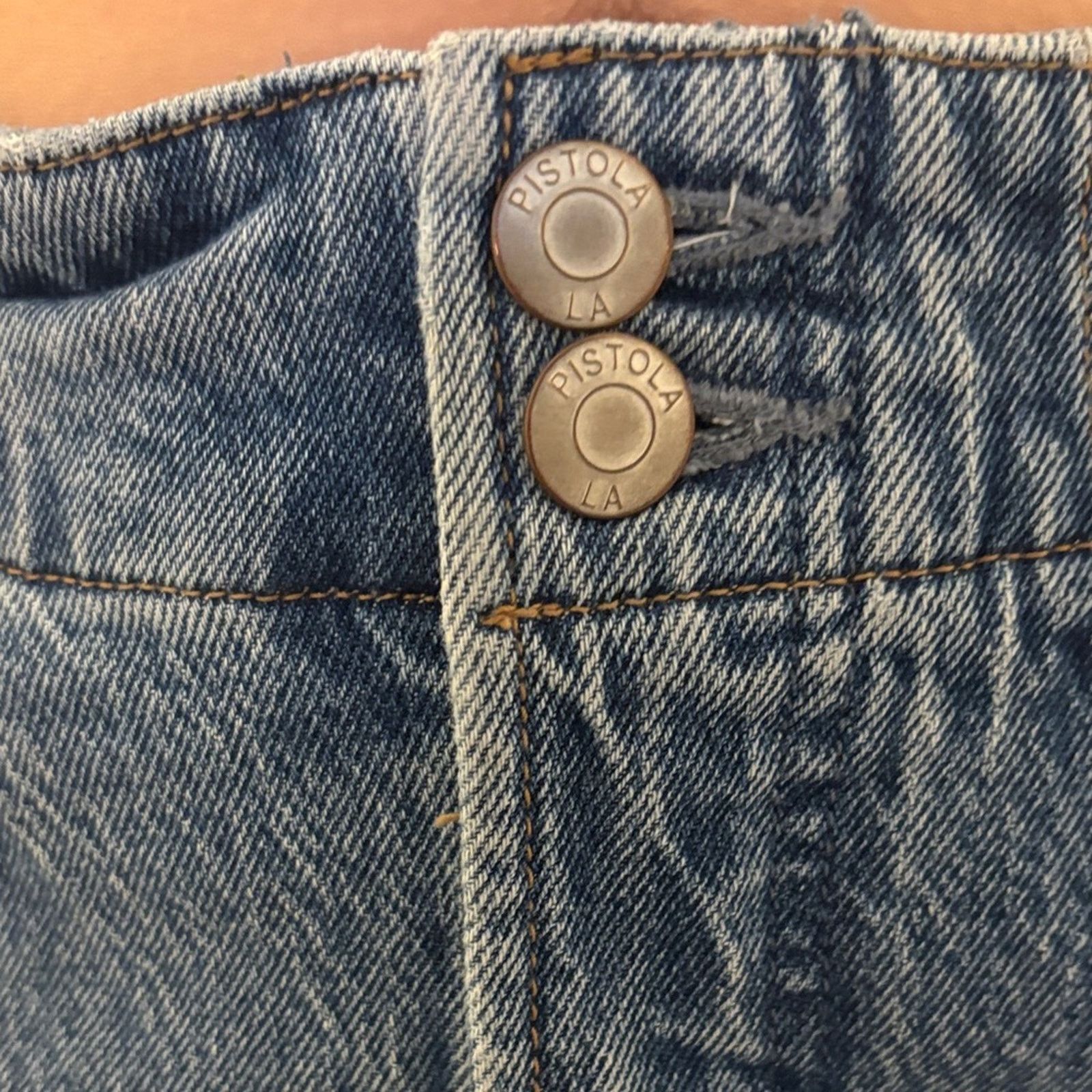 Pistola NWT Pistola Wide-Leg Jeans in Classic Blue Size 30 Size 30" / US 8 / IT 44 - 2 Thumbnail