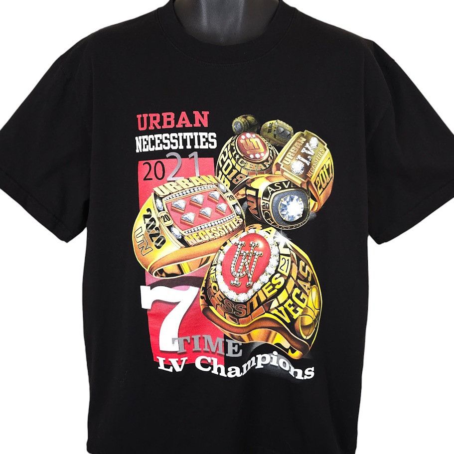 Other Urban Necessities T Shirt Mens Size XL Black 7 Time LV Champ Size US XL / EU 56 / 4 - 1 Thumbnail