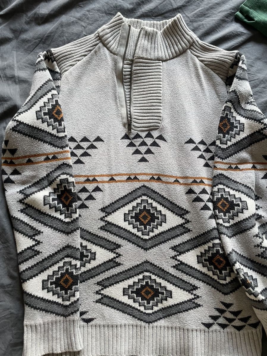 Desigual Cotton sweater with cool pattern Size US S / EU 44-46 / 1 - 1 Thumbnail