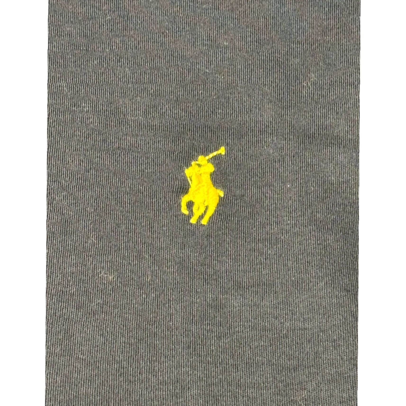 Polo Ralph Lauren VINTAGE Polo Ralph Lauren Mens Long Sleeve Polo Shirt Navy Blue Yellow Pony Size L G Size US L / EU 52-54 / 3 - 2 Thumbnail
