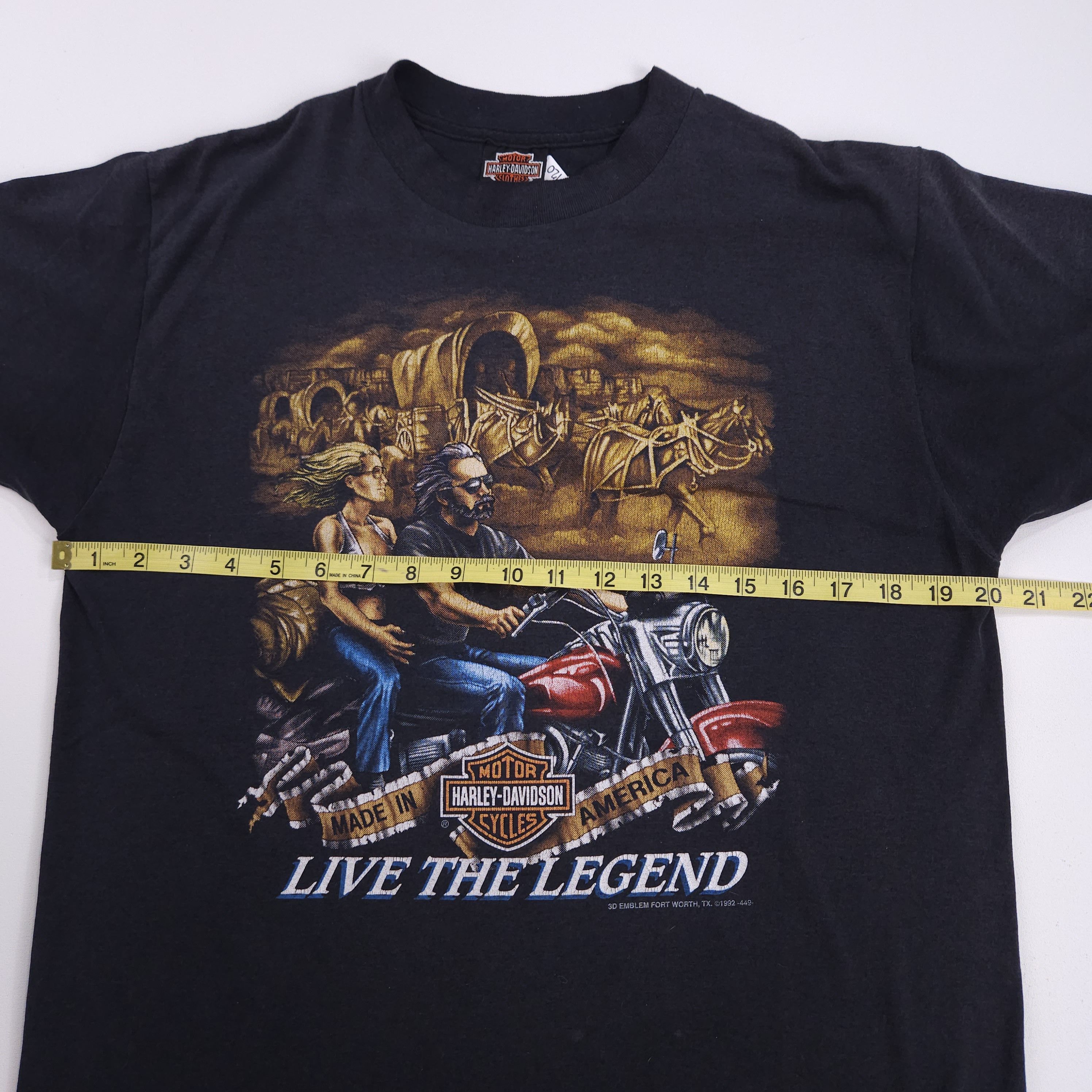 Harley Davidson 3d Emblem Harley Davidson Live The Legend shirt L Motorcycle Size US L / EU 52-54 / 3 - 6 Thumbnail