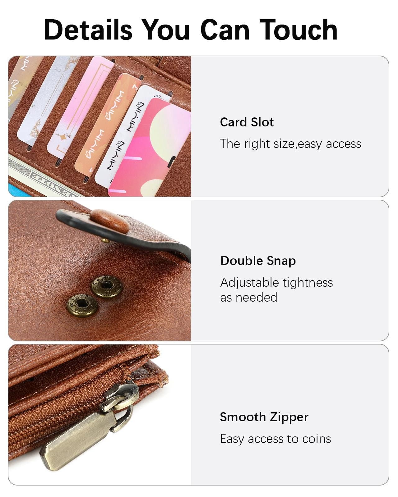 Other Cow Print RFID PU Leather Long Wallet for Women Size ONE SIZE - 5 Thumbnail