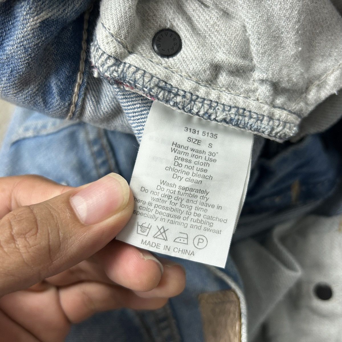 Japanese Brand genuine vintage g.o.a selvedge jeans Size US 30 / EU 46 - 23 Thumbnail