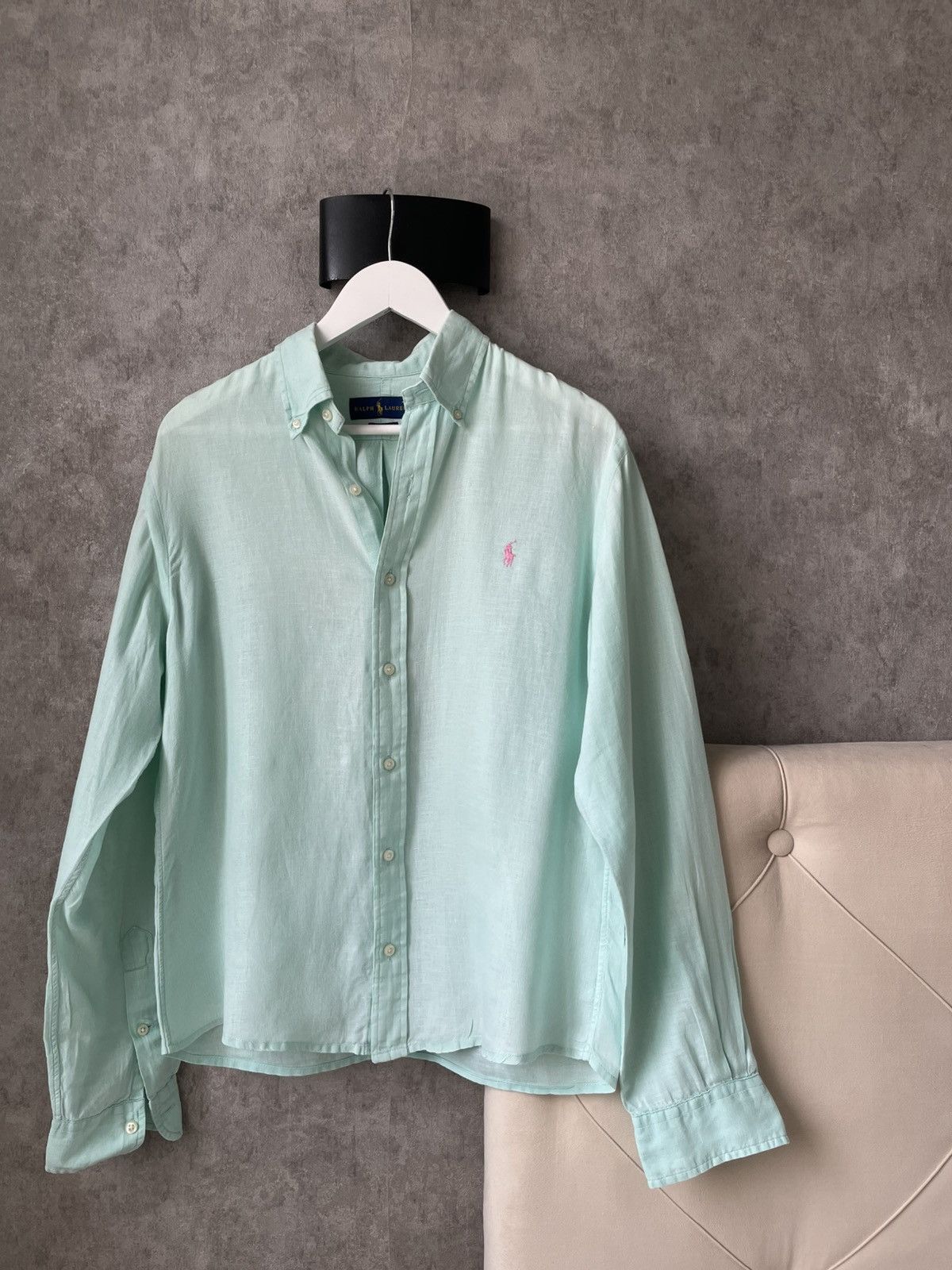 Polo Ralph Lauren Polo Ralph Lauren Linen Shirt (rare colour) Size US M / EU 48-50 / 2 - 1 Thumbnail