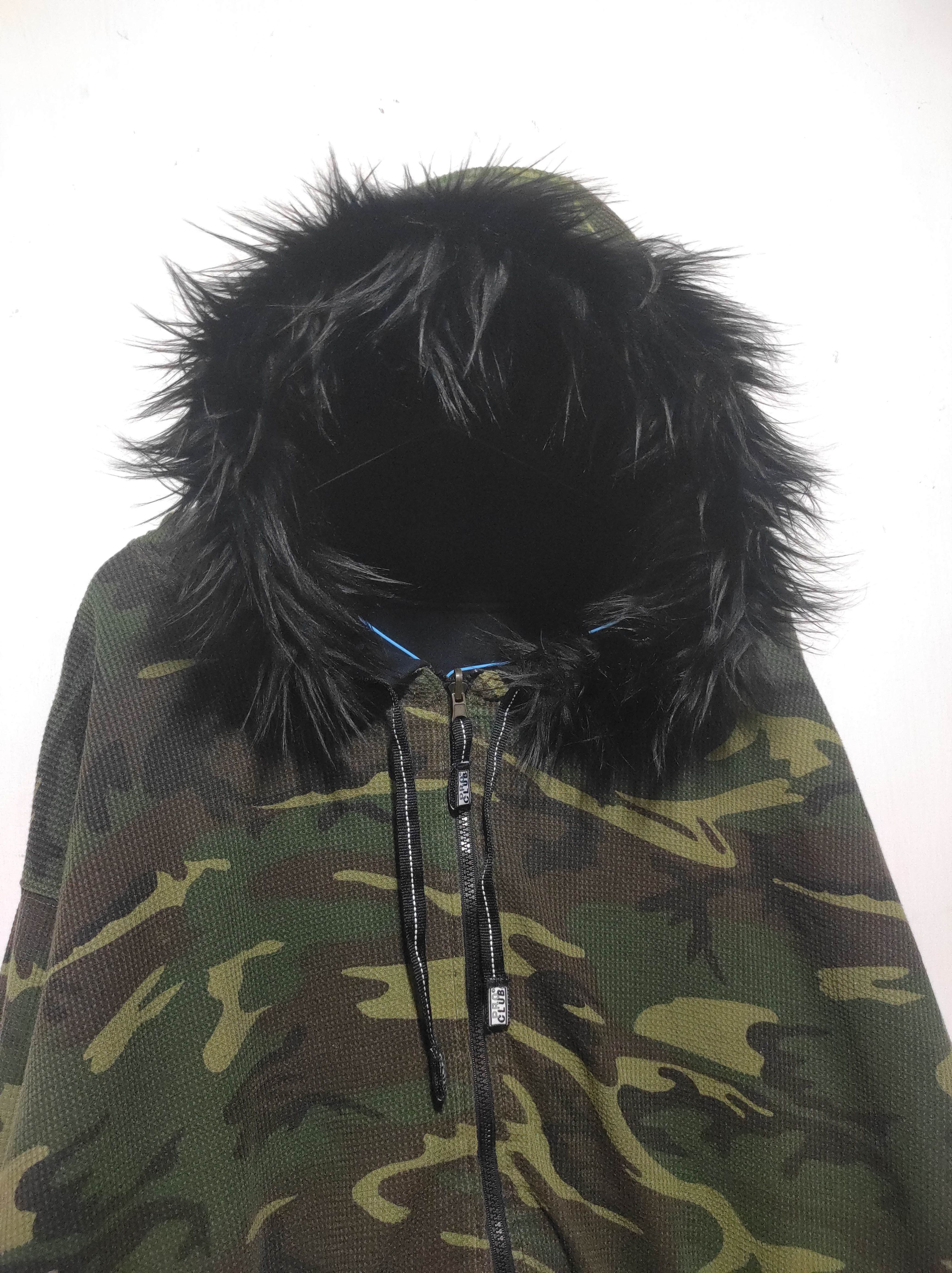 Hysteric Glamour Pro Club Camo Reversible Heavy Zipper Fur Hoodie LGB style Size US XXL / EU 58 / 5 - 4 Thumbnail
