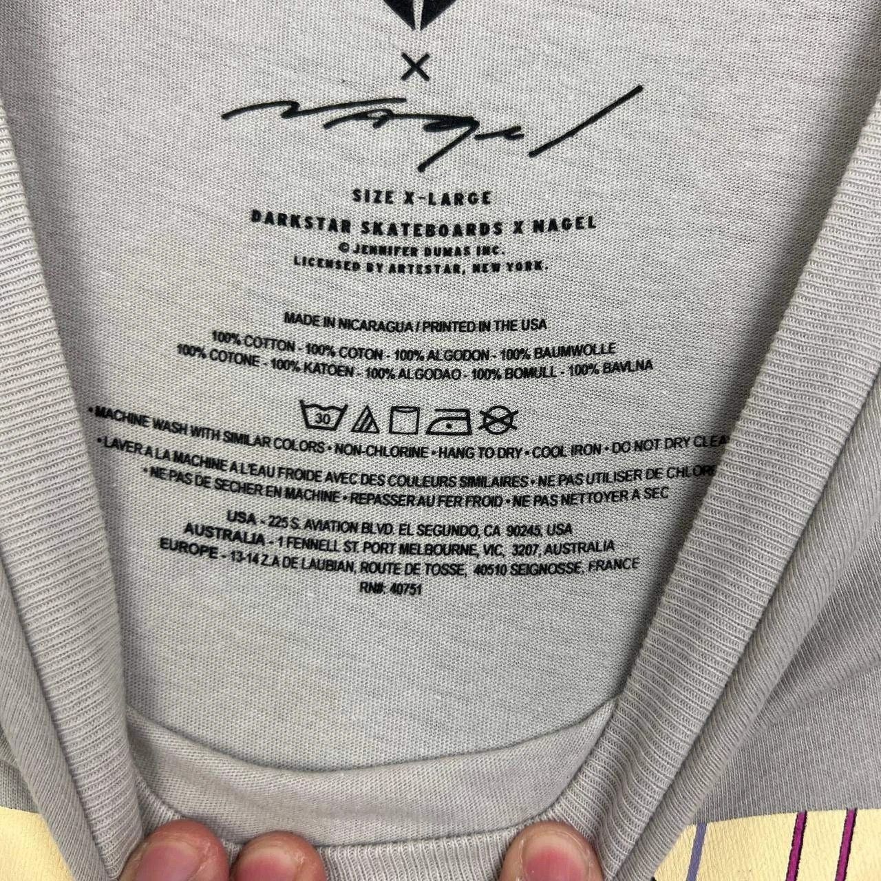Other Darkstar Skateboards x Nagel Shirt Men Crew Neck XL Size US XL / EU 56 / 4 - 6 Thumbnail