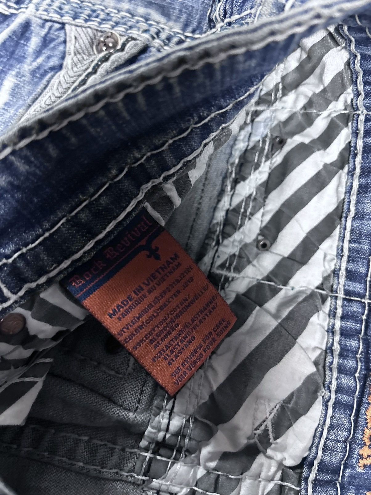 Rock Revival Rock Revival vintage baby blue jeans Y2K straight jamon Size US 36 / EU 52 - 11 Thumbnail