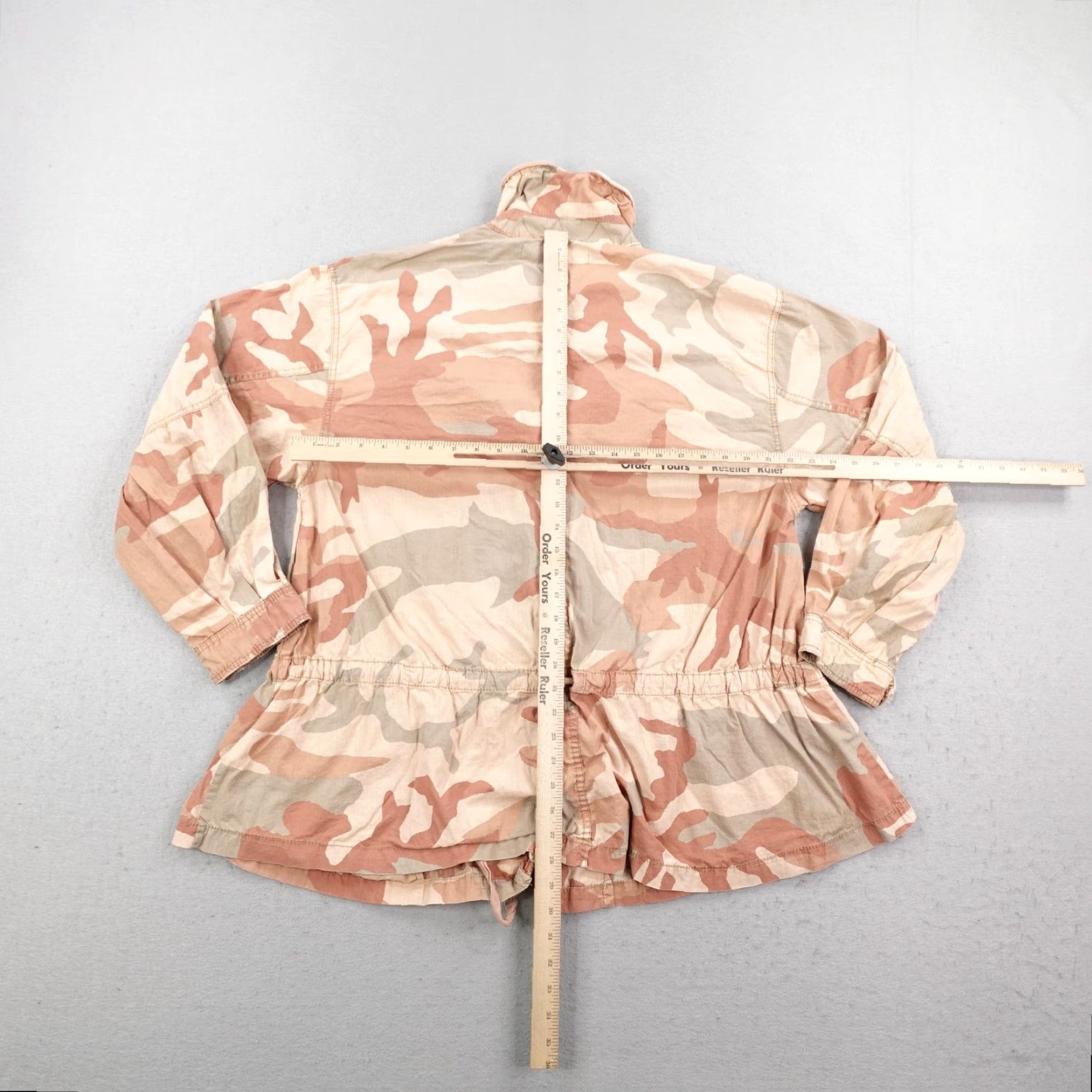 Free People **Lead The Way Military Jacket Womens Large Desert Camo** User: Lead The Way Military Jacket Womens Large Desert Camo Size L / US 10 / IT 46 - 7 Thumbnail