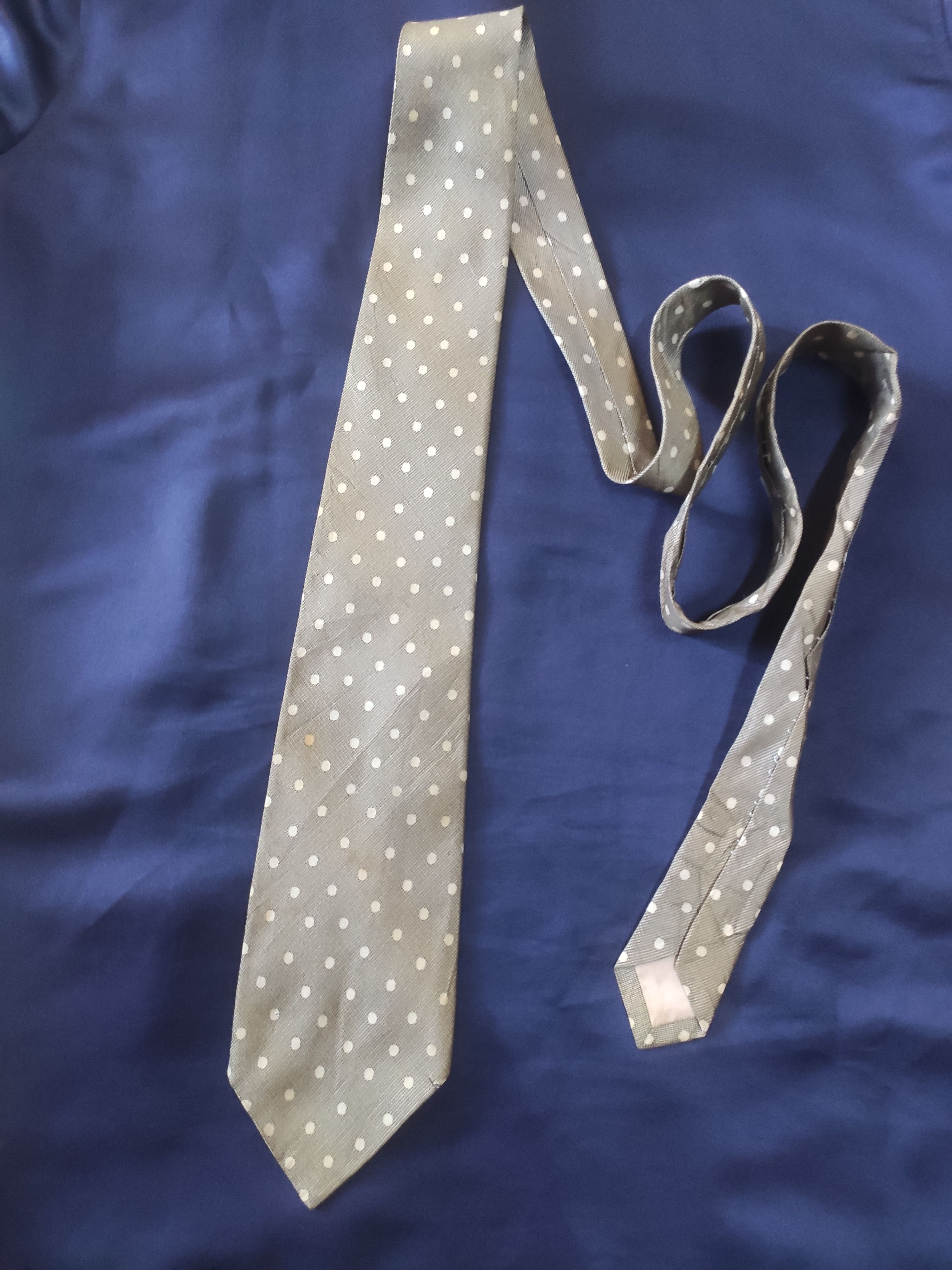 Designer × Issey Miyake × Japanese Brand IM Polka Dot Nectie / Tie Size ONE SIZE - 1 Thumbnail