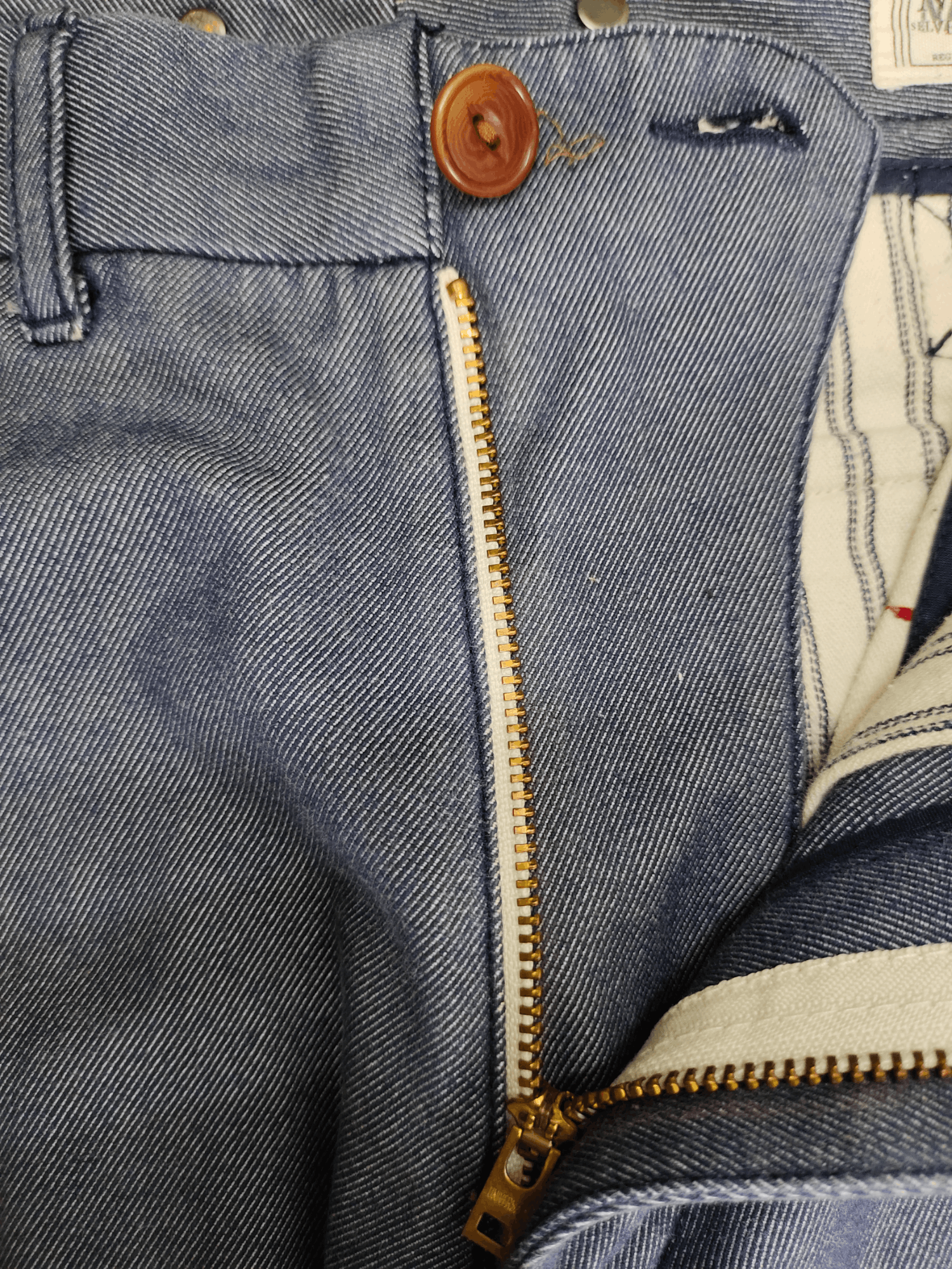 Japanese Brand Vintage Navy Buckle Back Denim Pants Inspired Wwii Size US 30 / EU 46 - 17 Thumbnail
