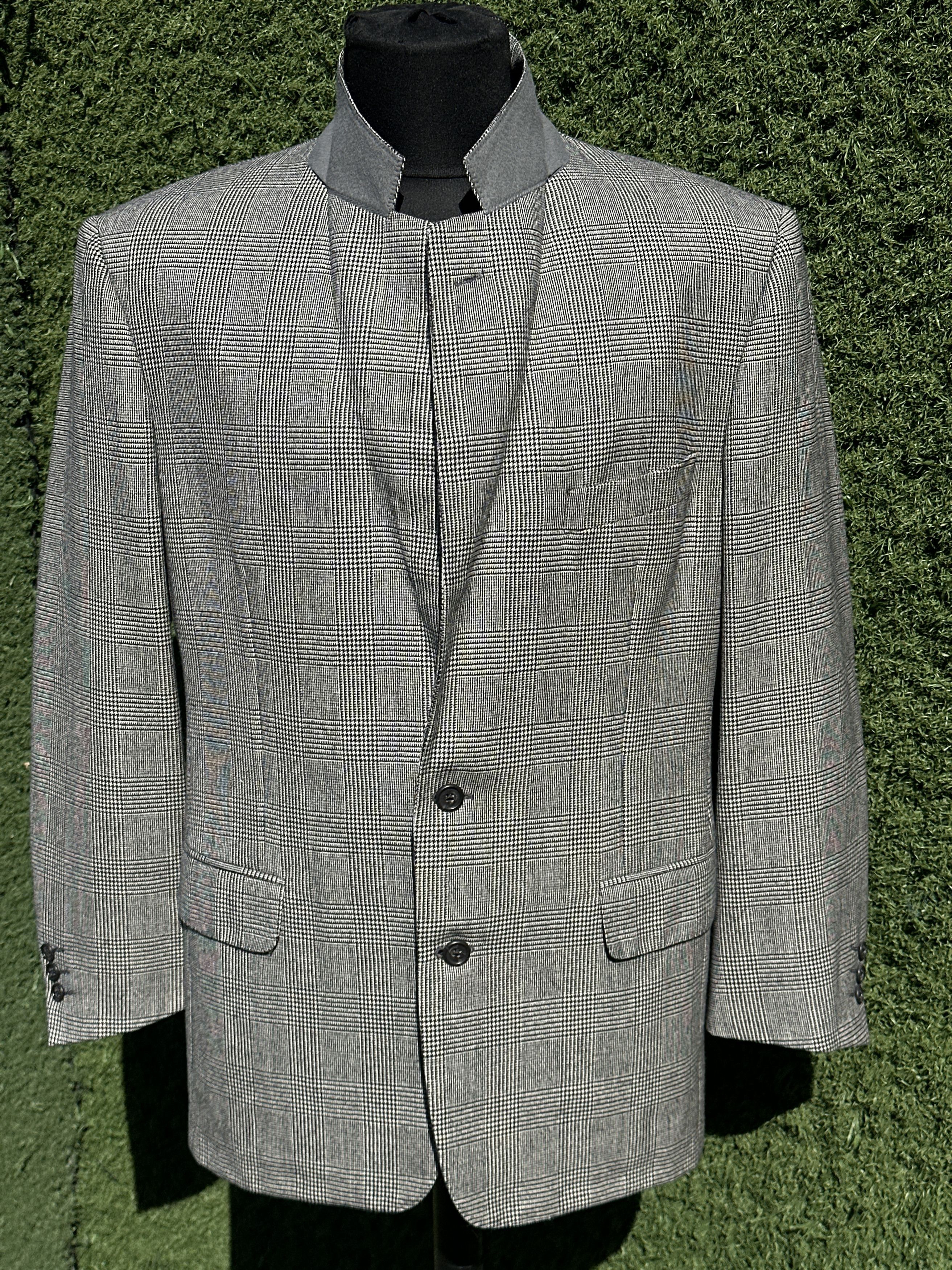 Corneliani Corneliani Wool Glen Check Blazer Formal Jacket Size 50 IT Size 50R - 2 Thumbnail