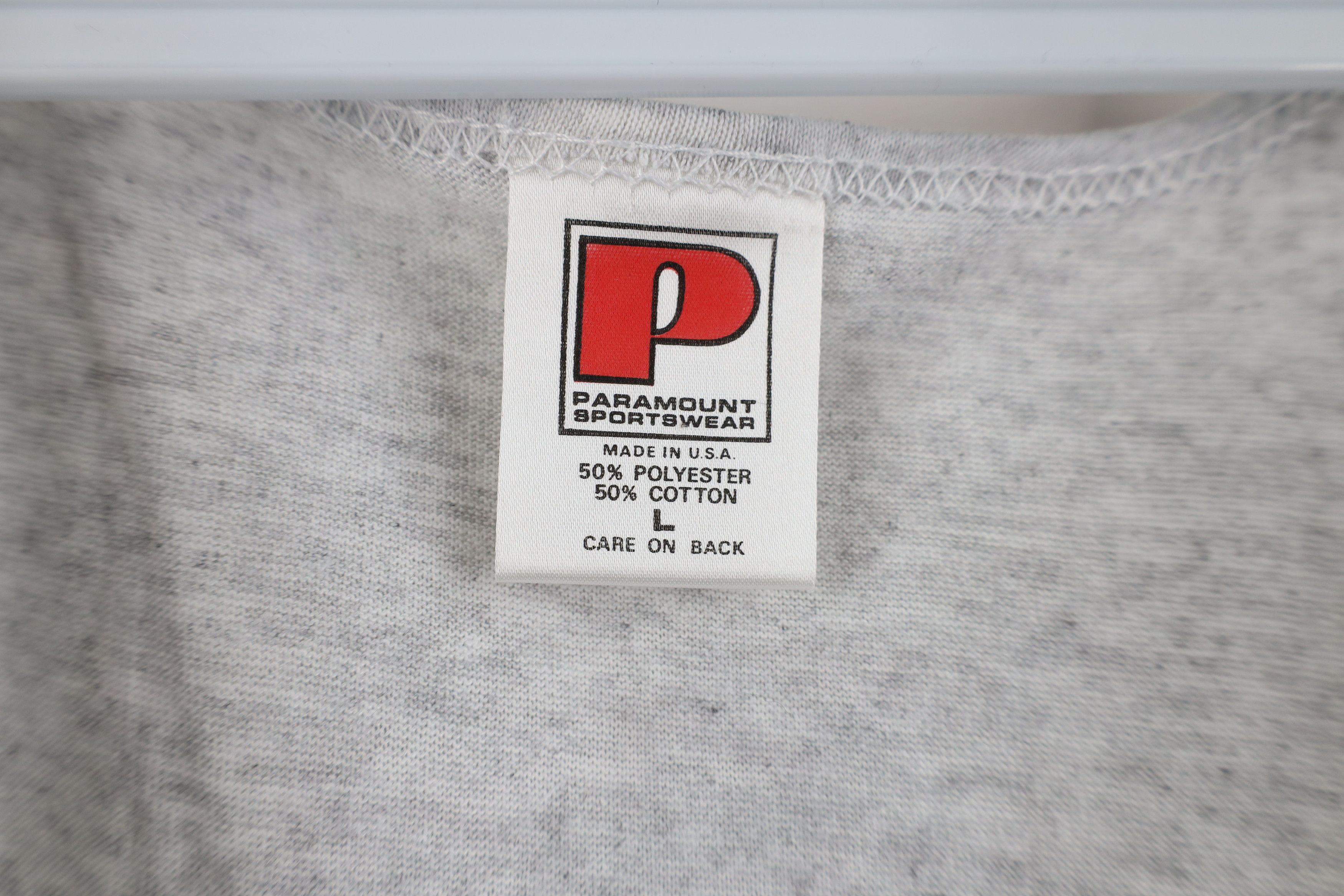 Vintage Vintage 90s Streetwear Tank Top T-Shirt Heather Gray USA Size US L / EU 52-54 / 3 - 4 Thumbnail