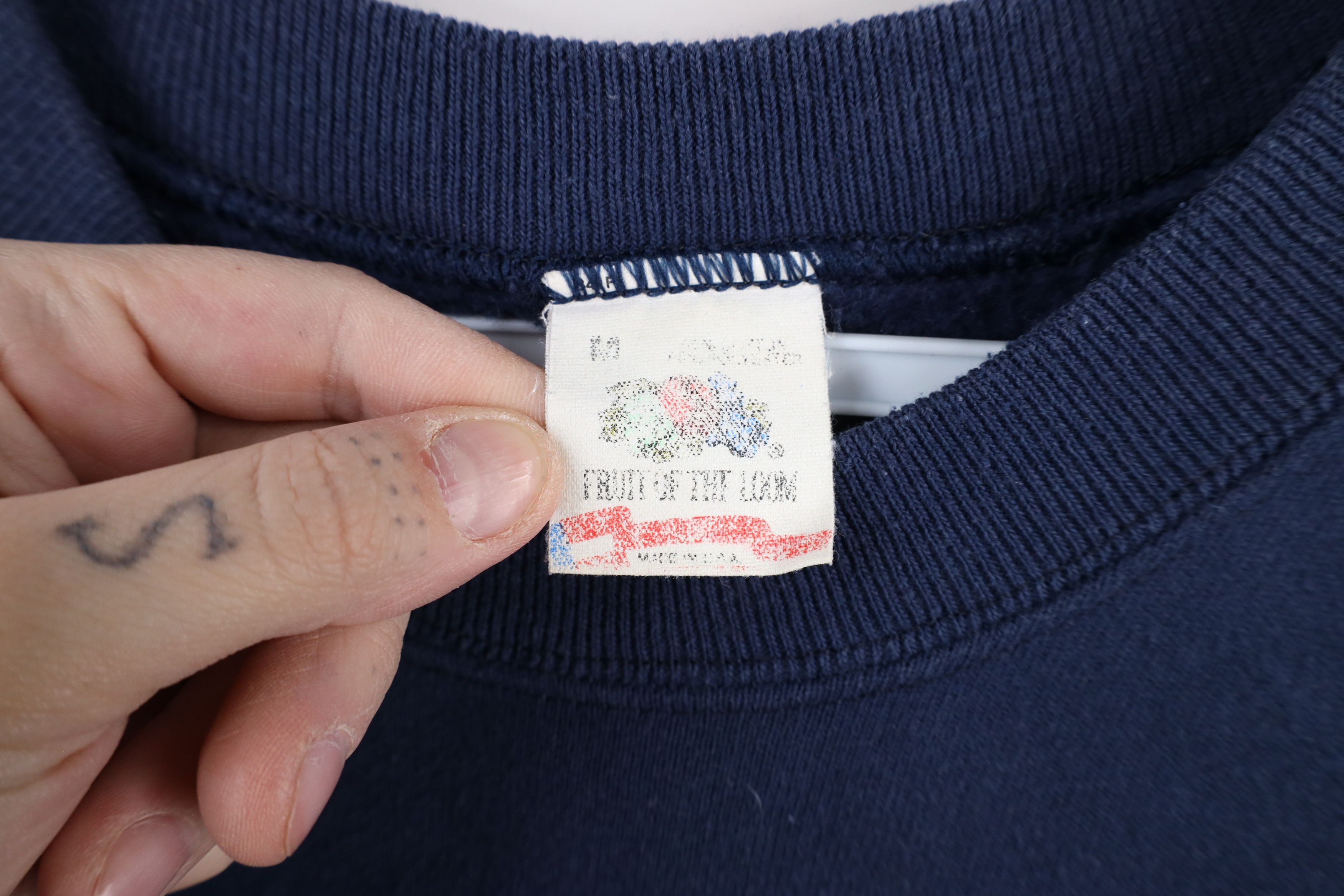 Vintage Vintage 90s Banff Canadian Rockies Sweatshirt Blue USA Size M / US 6-8 / IT 42-44 - 7 Thumbnail