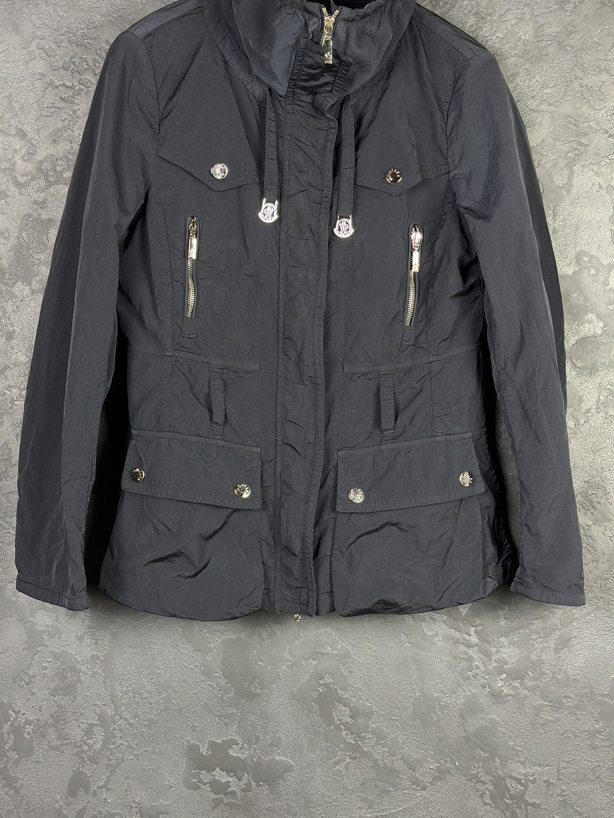 Moncler MONCLER Shimmer Lightweight Jacket Windbreaker Giubbotto Size M / US 6-8 / IT 42-44 - 3 Thumbnail
