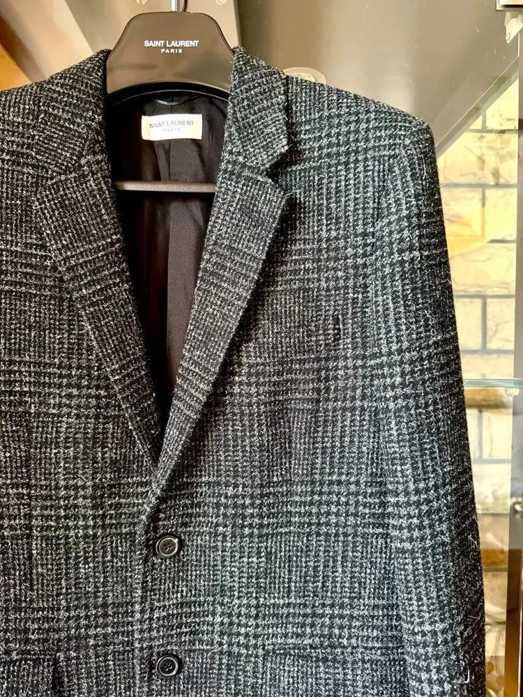 Saint Laurent Paris Sz 48 Saint Laurent Paris Plaid Jacket-2507 Size US M / EU 48-50 / 2 - 2 Thumbnail