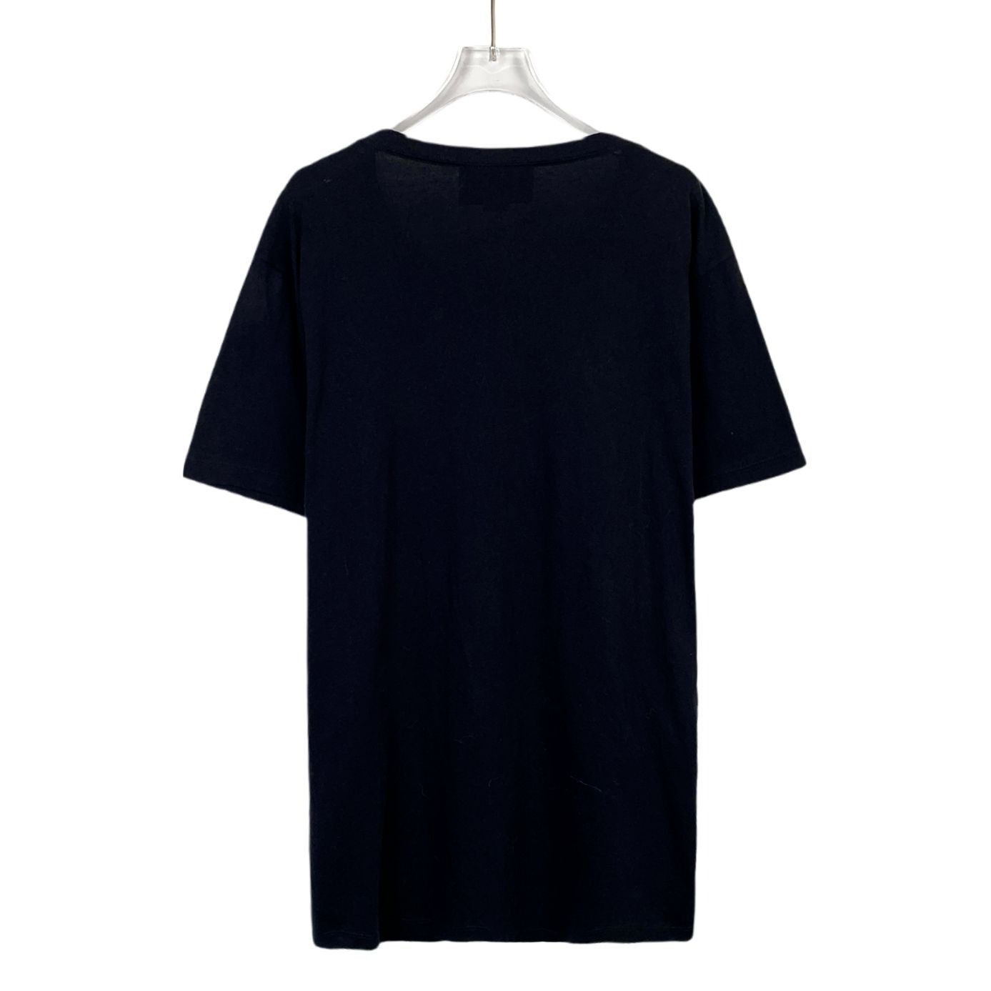 Gucci Gucci Black Logo Beaded Cotton Crewneck T-Shirt (Size M) Size US M / EU 48-50 / 2 - 8 Thumbnail