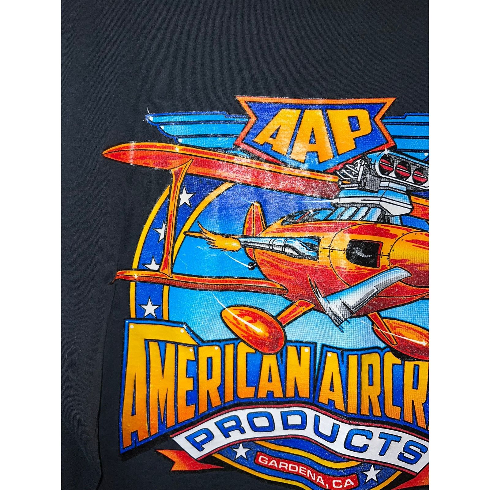 Gildan Vintage Airplane Shirt AAP American Aircraft Products Tee XL Size US XL / EU 56 / 4 - 6 Thumbnail