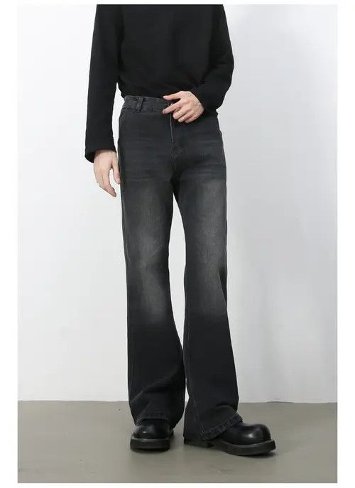 Japanese Brand American retro washed flared jeans y2k Size US 32 / EU 48 - 2 Thumbnail