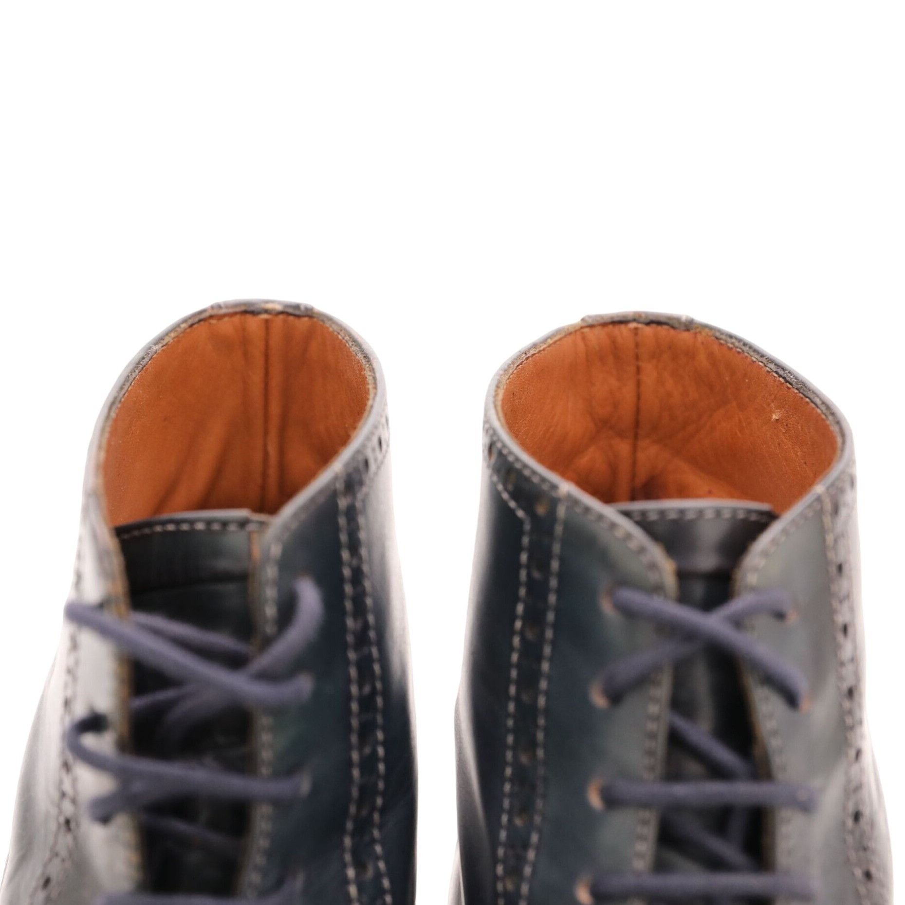 NAVYBOOT Navyboot Italy Navy Blue Leather Wingtip Chukka Boots Men 7 Size US 7 / EU 40 - 12 Thumbnail