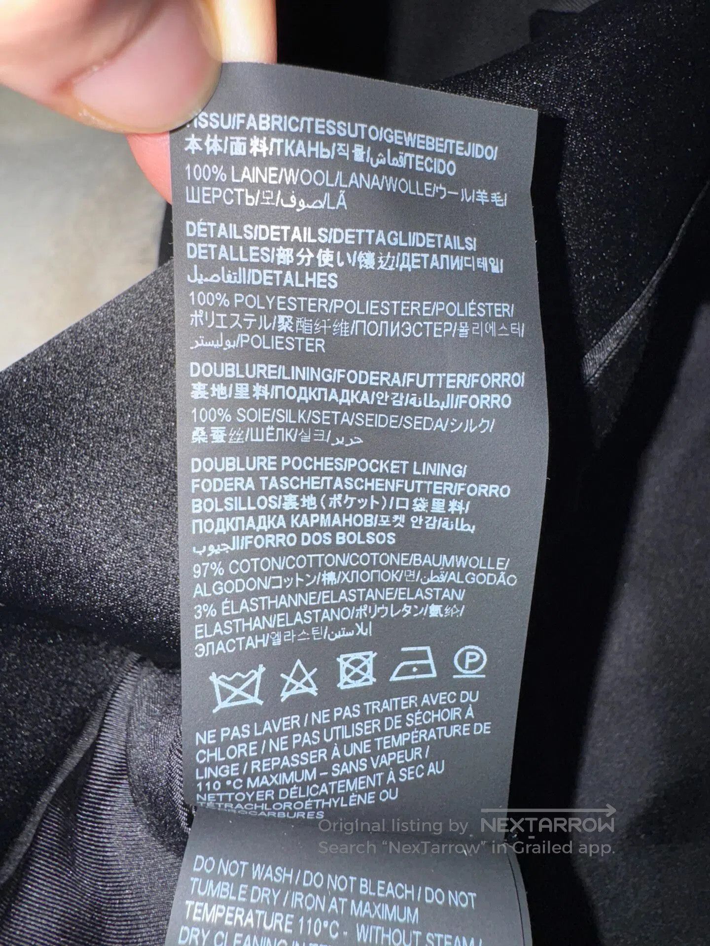 Saint Laurent Paris Saint Laurent Paris Women's Smoking Suit| Size XS / US 0-2 / IT 36-38 - 6 Thumbnail