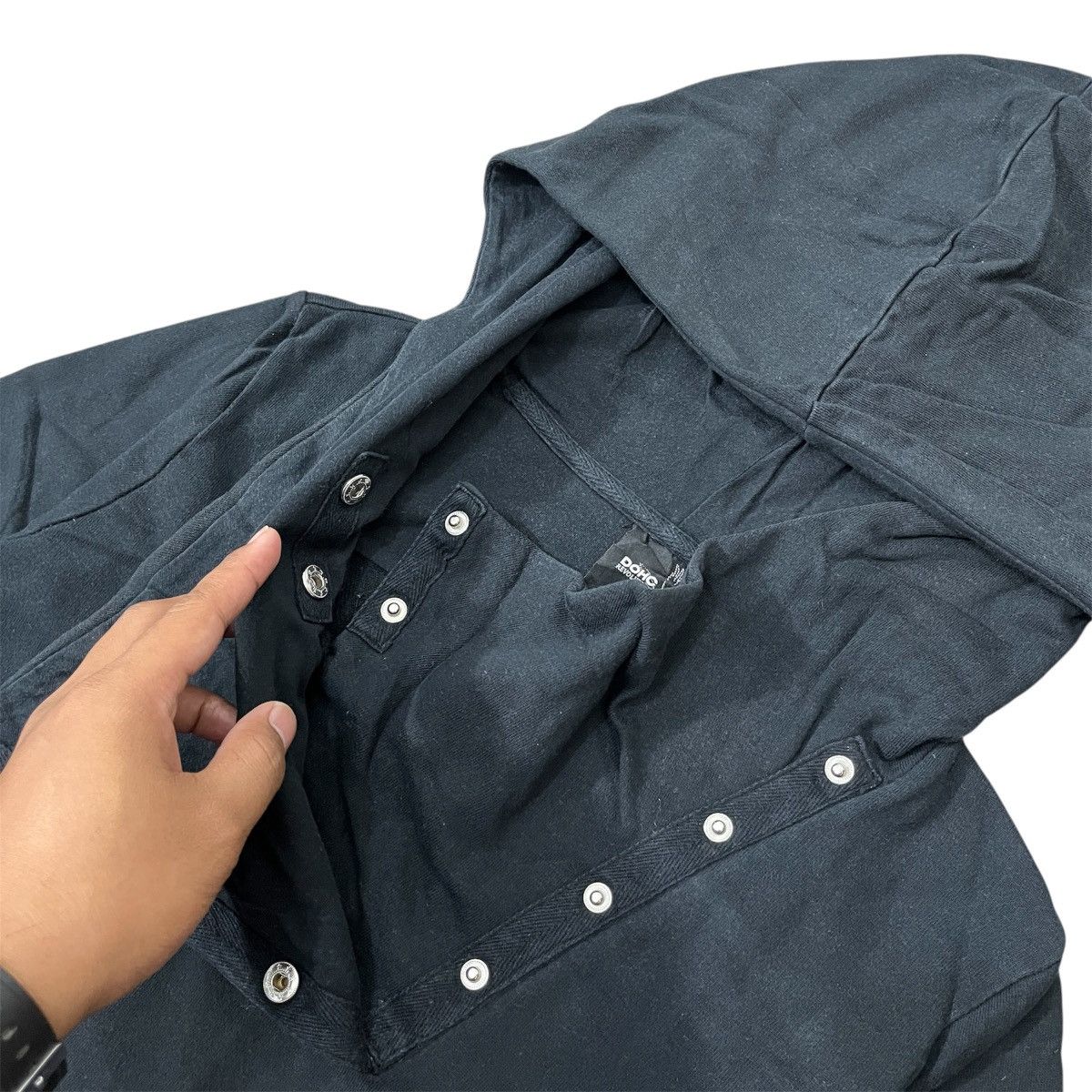 Japanese Brand 2000s DOHC - Asymmetrical Button Hoodie Size US M / EU 48-50 / 2 - 7 Thumbnail