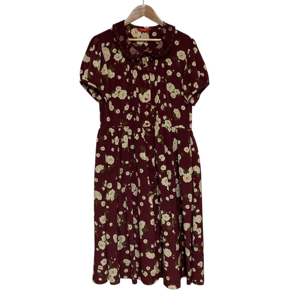 Other Other PINK HOUSE Floral Pleated Dress Textile Dresses DUTY FREE for USA Size ONE SIZE - 1 Thumbnail