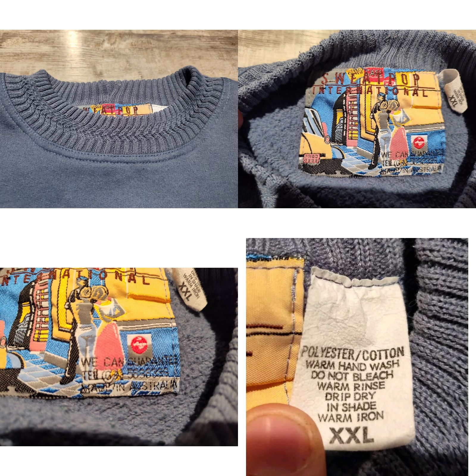Vintage VINTAGE Sweatpop International Australian Sweatshirt Down Under Koalas Size XXL Size US XXL / EU 58 / 5 - 8 Thumbnail