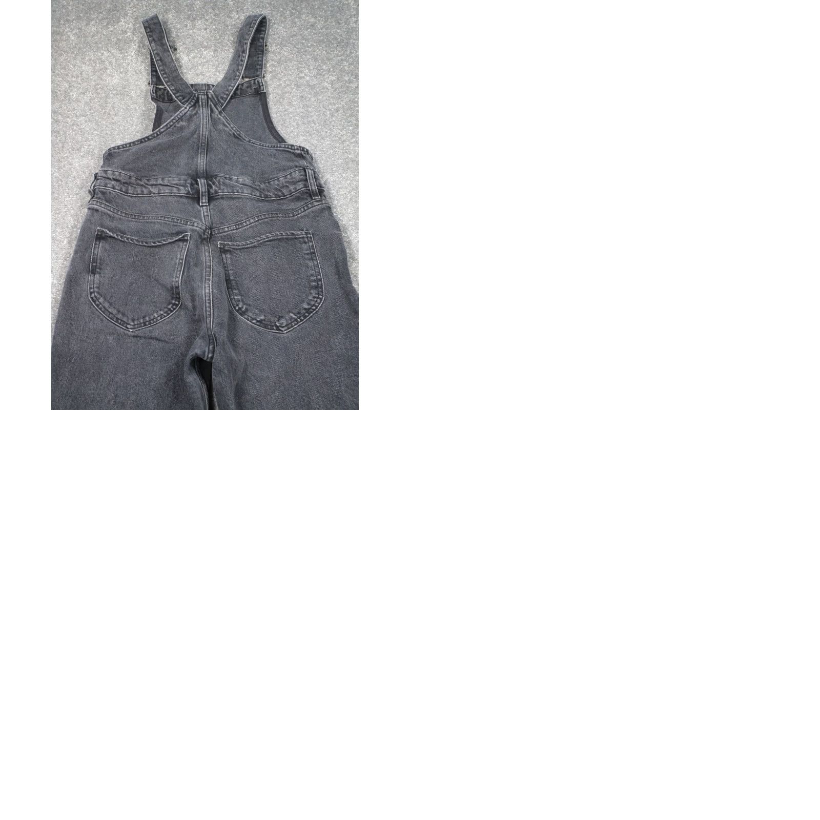 Free People Free People Overalls Womens 27 Gray Denim Taper Leg Bohemian Classic Festival Casual Travel Workwear Cotton Spandex Denim Size 27" / US 4 / IT 40 - 9 Thumbnail