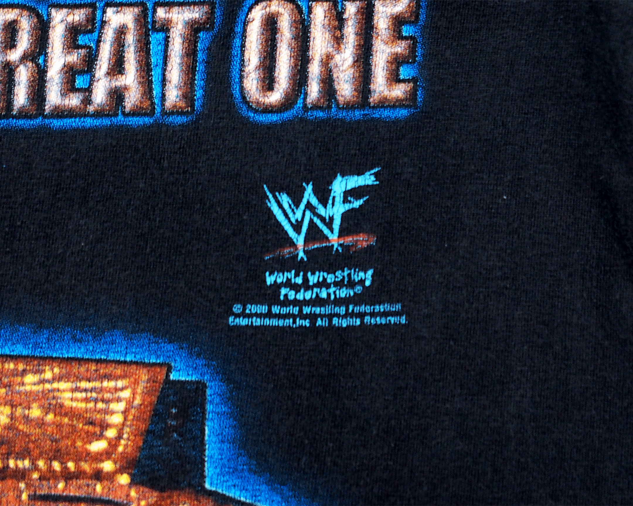 Vintage Vintage 2000 WWF The Rock The Great One Shirt M Size US M / EU 48-50 / 2 - 4 Thumbnail