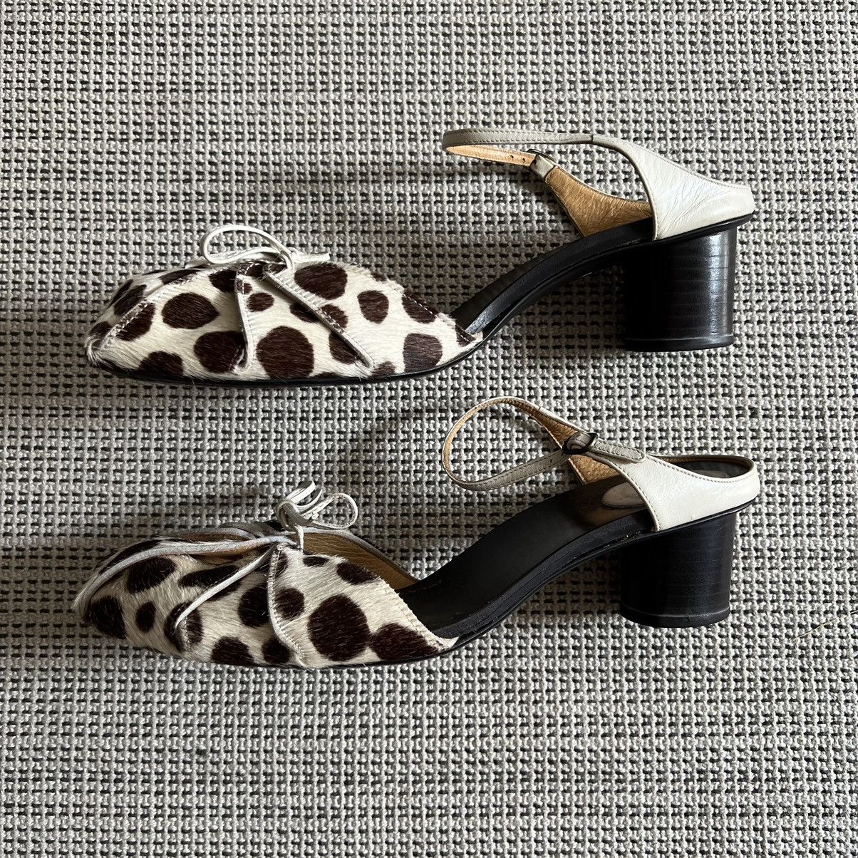 Issey Miyake Tsumori chisato leather heels sandals Size US 10 / IT 40 - 5 Thumbnail