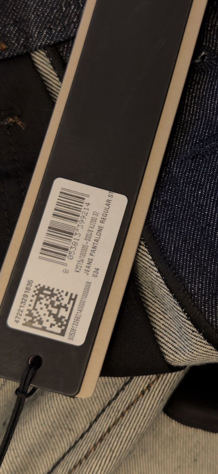 Stone Island J100005 INDIGO DENIM-RINSED mens 32 stone island Size US 32 / EU 48 - 14 Thumbnail