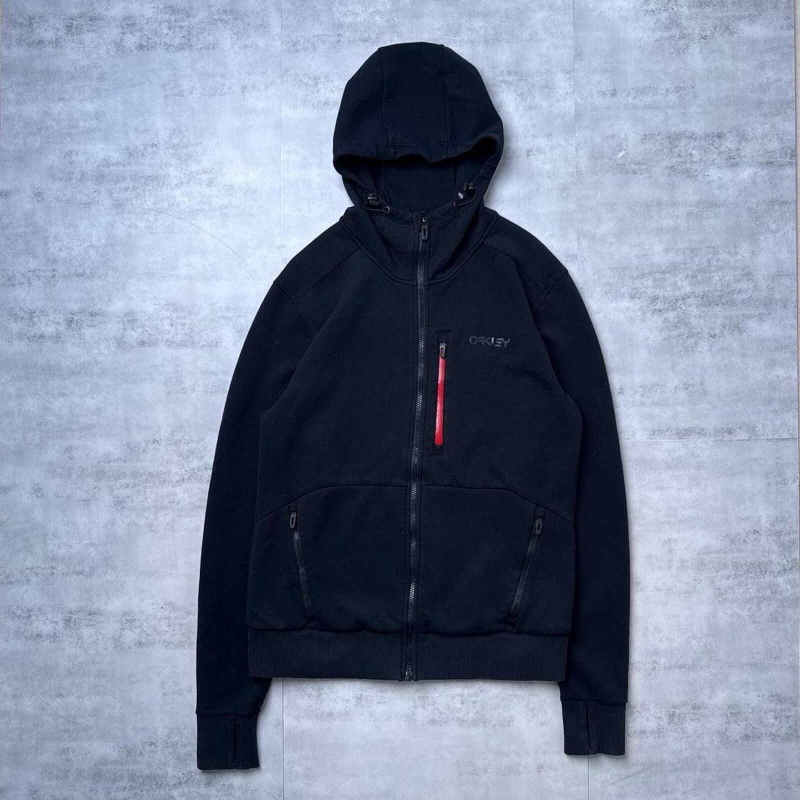Oakley Y2K Oakley Black Fleece Zip up hoodie jacket Size US M / EU 48-50 / 2 - 1 Thumbnail