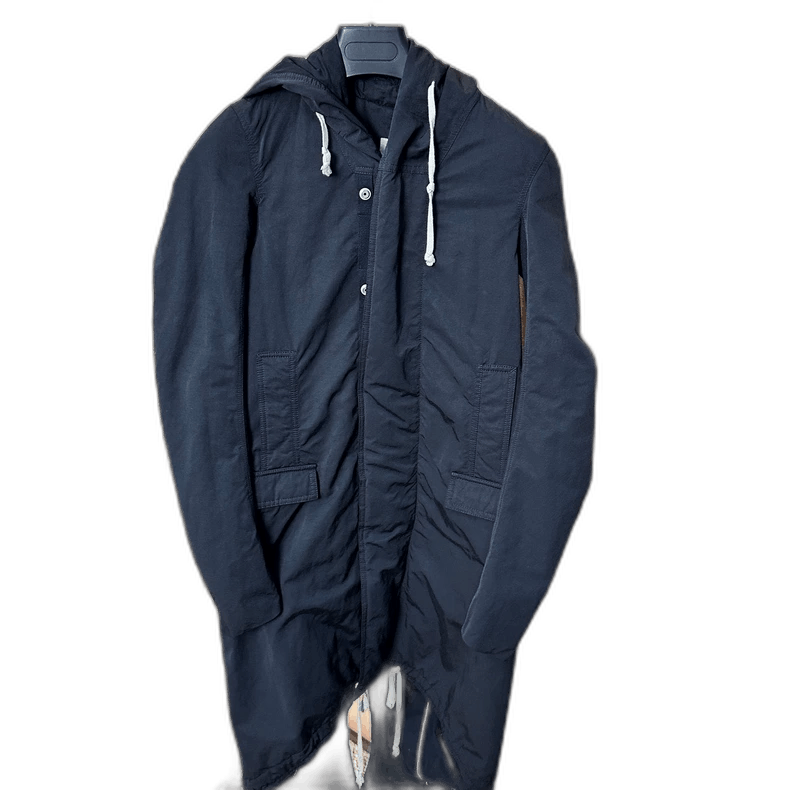 Rick Owens Rick Owens DRKSHDW Hooded Cotton Long Coat Size US XS / EU 42 / 0 - 1 Thumbnail