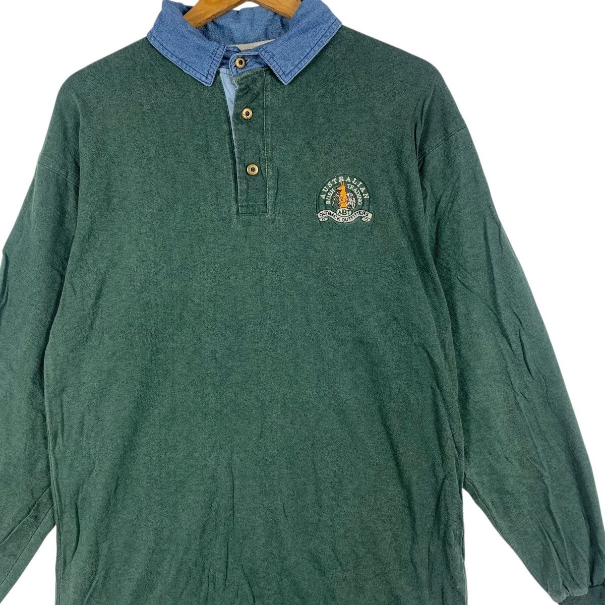 Vintage Vintage AUSTRALIA BUSH TRADING Rugby Tee Shirt Top Polo Size US S / EU 44-46 / 1 - 3 Thumbnail