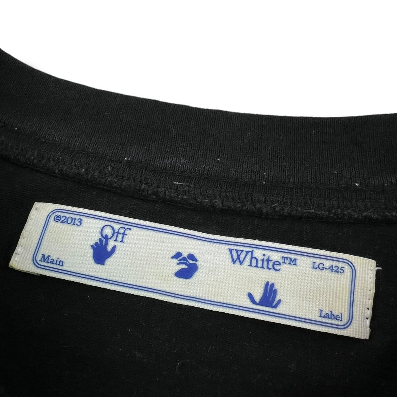 Off-White Off-White Stencil Arrows Black T Shirt Size US S / EU 44-46 / 1 - 4 Thumbnail