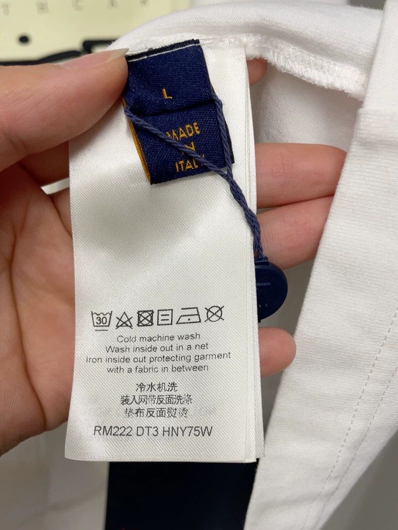 Louis Vuitton Louis Vuitton White short sleeve T-shirt Size US L / EU 52-54 / 3 - 7 Thumbnail