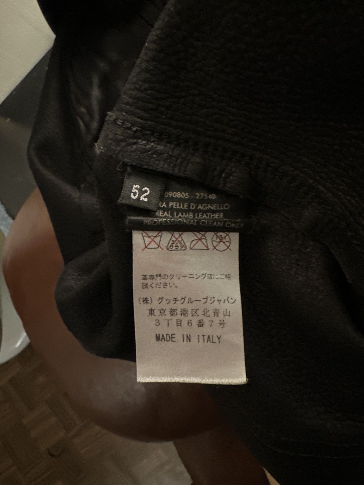 Gucci AW00 Gucci by Tom Ford ‘Spiral’ Black Leather Biker Jacket Size US L / EU 52-54 / 3 - 6 Thumbnail