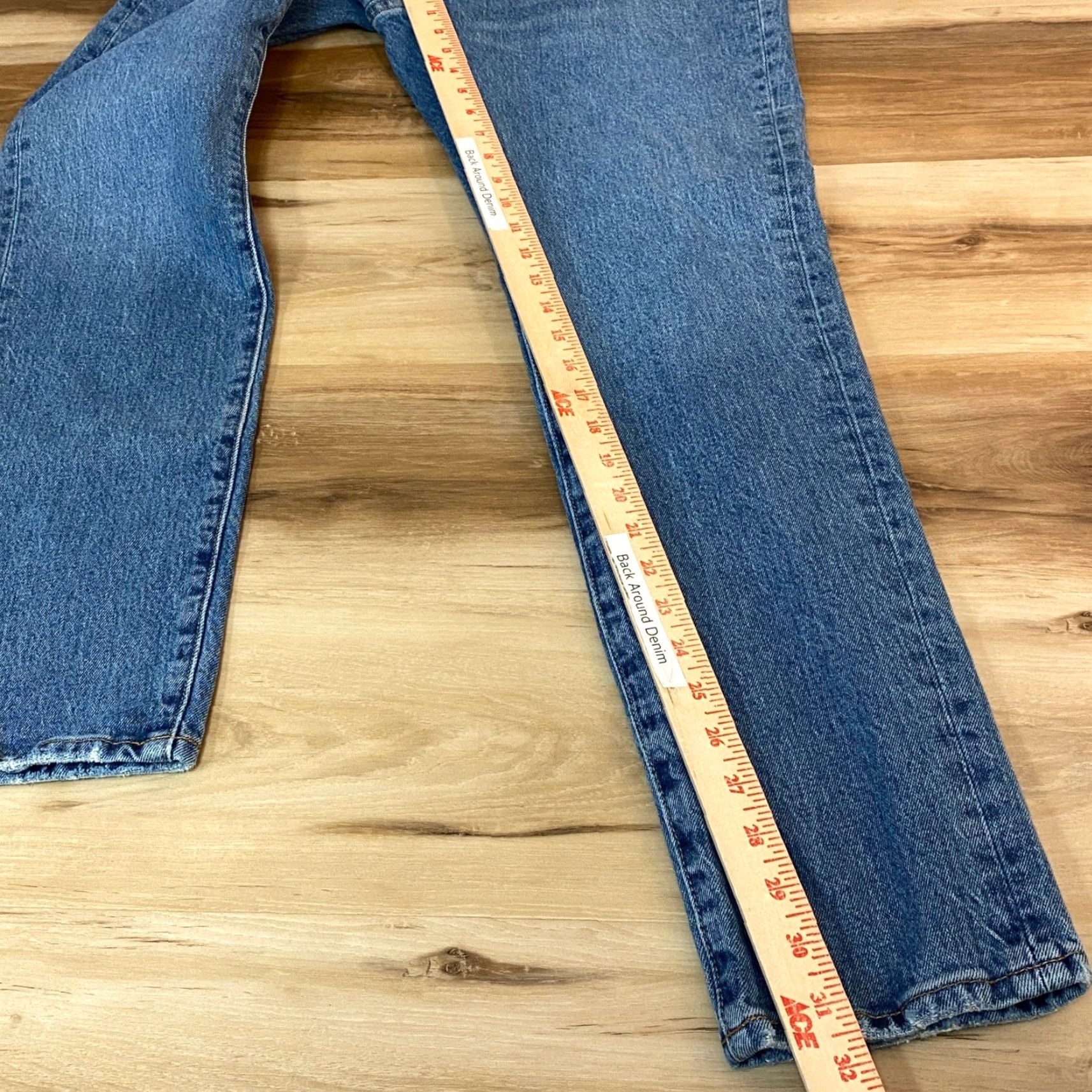 Abercrombie & Fitch Abercrombie & Fitch Jeans Slim Fit Mens 31x32 Medium Wash Denim Five-Pocket Stretch Vintage-Style Casual Size US 31 - 5 Thumbnail