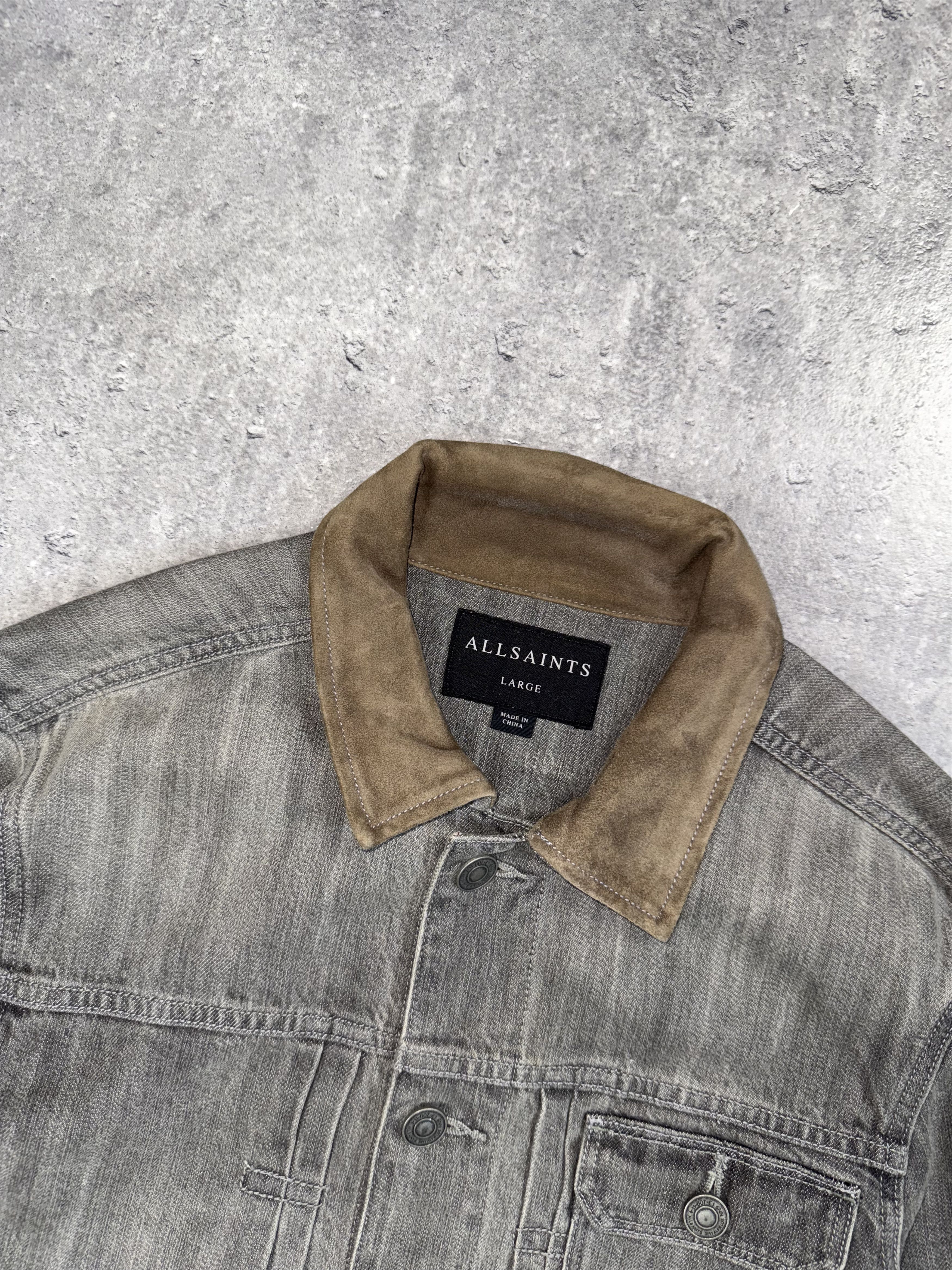 Allsaints Allsaints vintage avant garde archive fashion jacket boxy Size US L / EU 52-54 / 3 - 2 Thumbnail