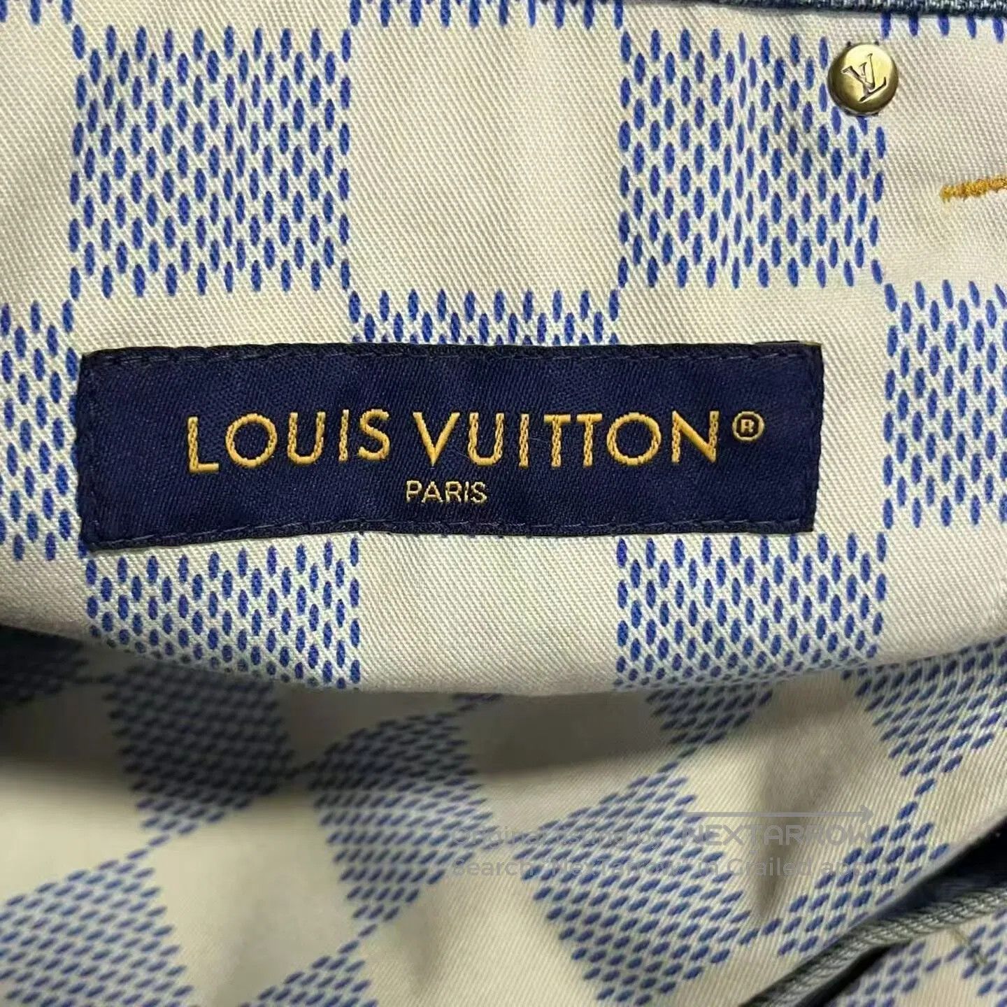 Louis Vuitton Louis Vuitton Long denim pants with a blue washed logo and Size 26" / US 2 / IT 38 - 4 Thumbnail