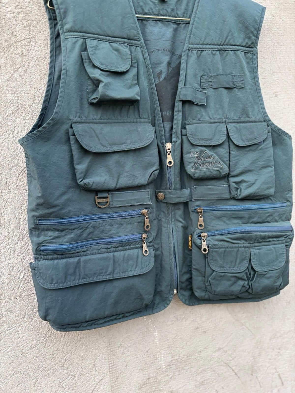 Vintage Vintage K2 Mountain Equipment Expedition Zip Up Vest Large Size US L / EU 52-54 / 3 - 2 Thumbnail
