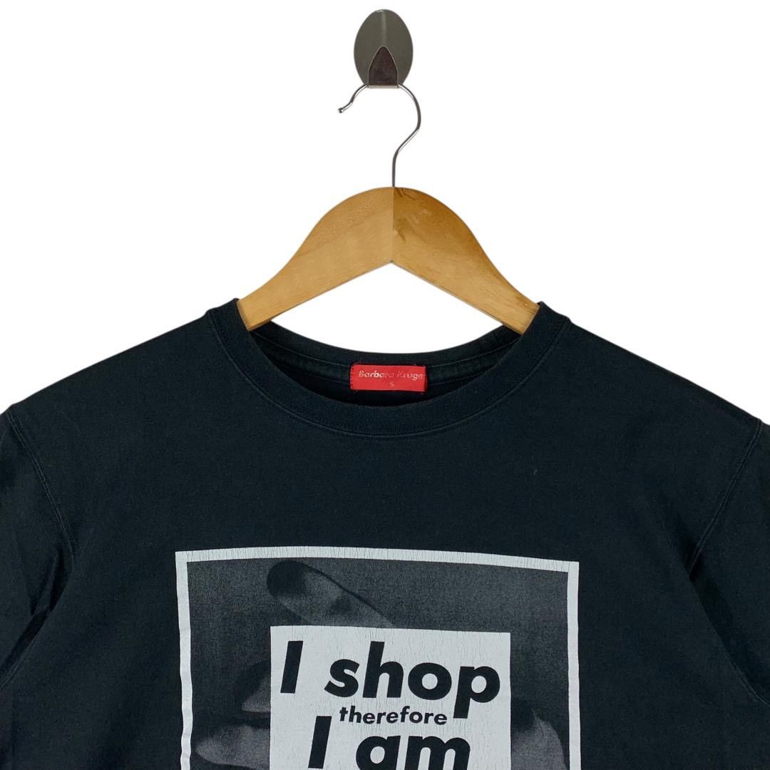 Barbara Kruger × Vintage Vintage BARBARA KRUGER i shop therefore i am art printed tee Size S / US 4 / IT 40 - 2 Thumbnail